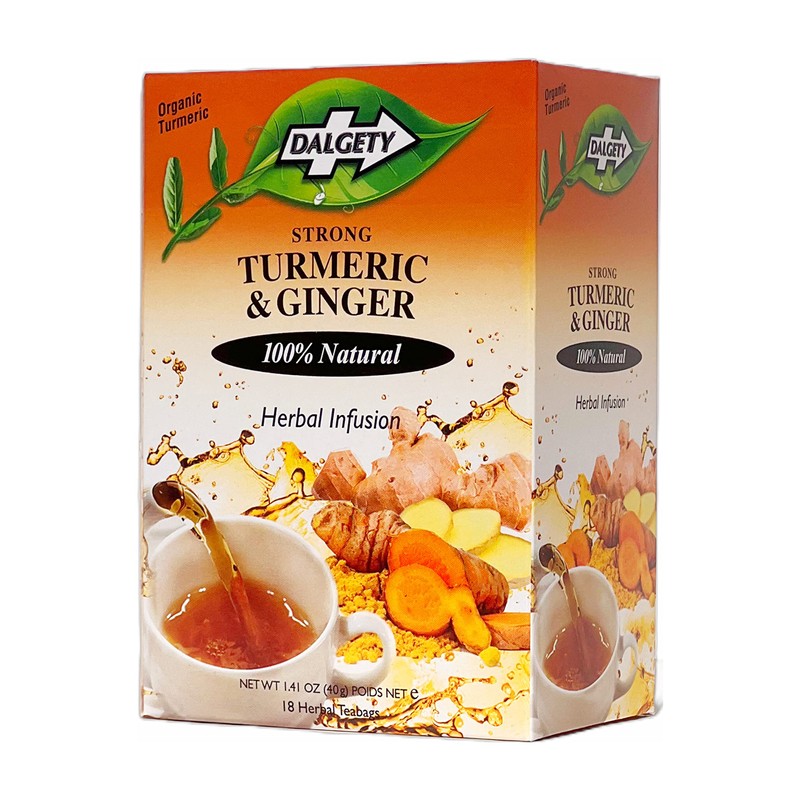 Dalgety Turmeric and Ginger Herbal Infusion 6x40g Cartons (6 Pack)