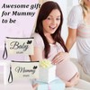 Grevosea 2 Pcs Mum to Be Gifts, Canvas Pouch Bags