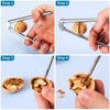 9 Pieces Nut Cracker Tool with 3 Nut Crackers and