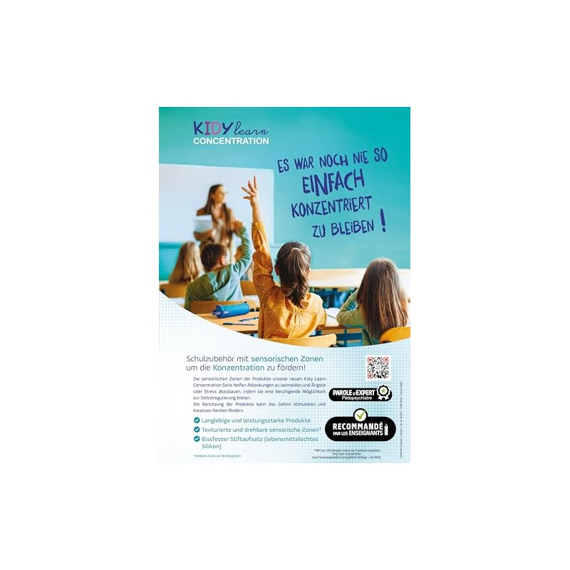 Maped - Temperamatite 1 Foro Kidy Learn Concentration - Con
