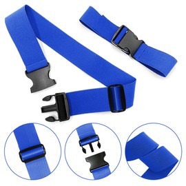 6 Pieces Luggage Straps Patterned Luggage Strap Suitcase Straps Luggage Belt Adjustable Travel Luggage Belt Strap with Quick Release Buckle, 2 inches Wide by 72 inches Long (Assorted Color Style)