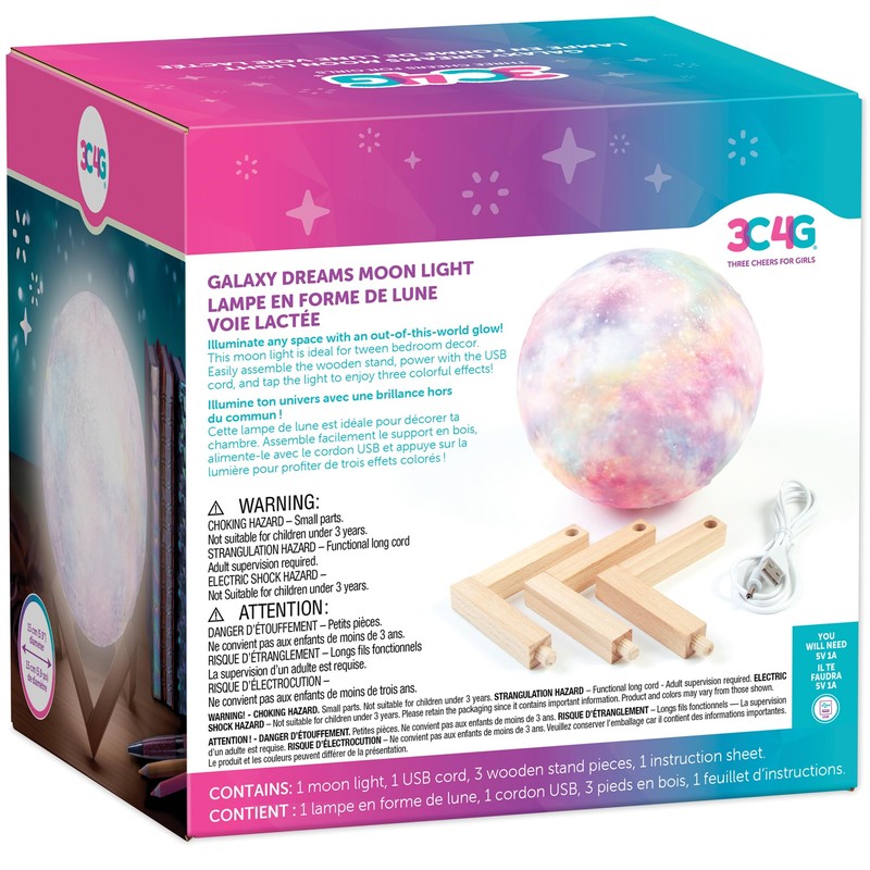 3C4G: Galaxy Dreams Moon Light - 6pcs, Touch to Change