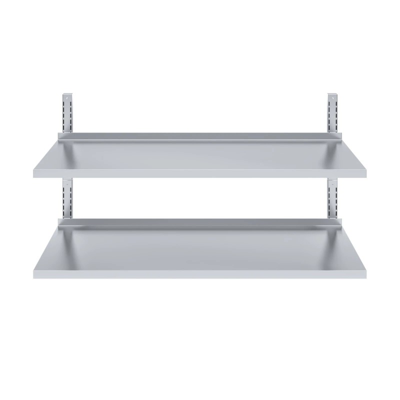 AmGood 16 in. x 60 in. Two-Tier Metal Wall Mount