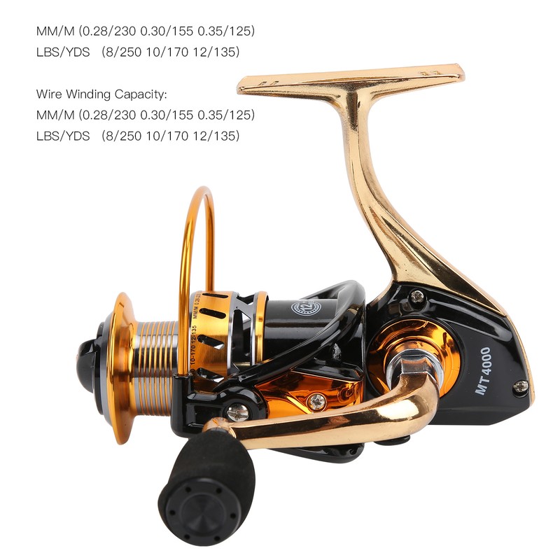 MT4000 Spinning Reel 12+1BB 5.5:1 Gear Ratio Left Right Interchangeable