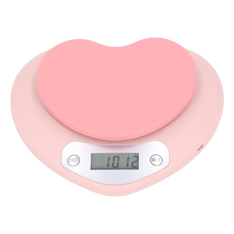 1g Accuracy Digital Kitchen Scale 5kg Household Small Heart Shape