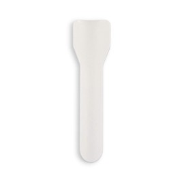 BIOZOYG Environmentally friendly ice cream scoop, 100 ice cream sticks, paper, white, biodegradable ice cream spoons, disposable paper spoons, sustainable ice cream scoop, climate-neutral ice cream