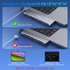 USB-C Hub Adapter for MacBook Air M1 MacBook Pro 2021/2020/2019/2018,