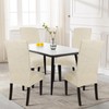 SearchI Waterproof Dining Room Chair Covers Set of 6, Stretch
