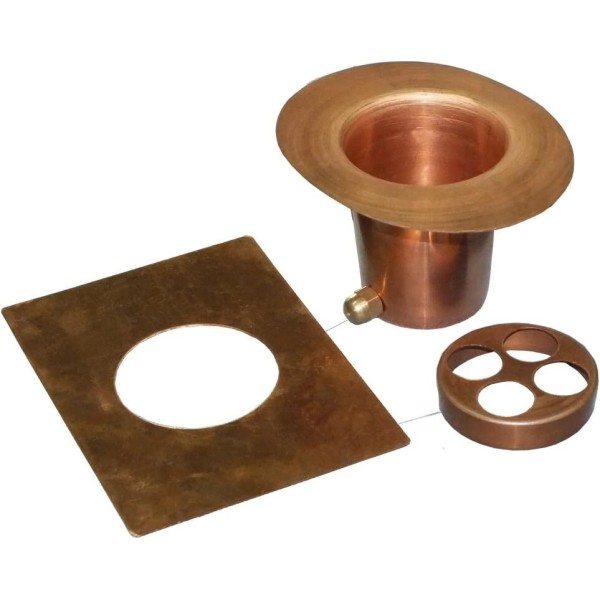 Monarch Rain Chains Pure Copper Rain Chain Gutter Adapter Kit