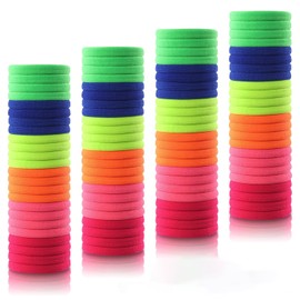 110 Pcs Ligas para Peinar el Cabello, Donas para Cabello Altamente Elásticas Lazos del Pelo para Coleta, Bandas de Goma de Pelo Algodón sin Costuras Corbatas para Niñas y Mujeres (Multicolor-2)