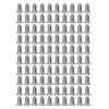 100PCS Tire Studs Silver Universal Wear Resistant Anti Slip Tire
