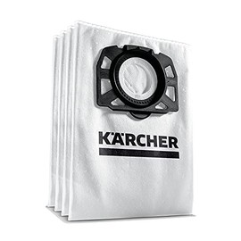 Karcher WD Wet-Dry Vacuum Replacement Fleece Filter Bags for WD4, WD5, WD5/P, WD6 - 4 Pack