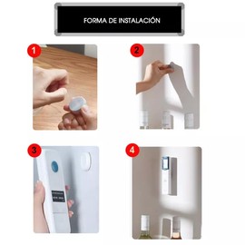 B BachVibes Set of Magnetic Mounts for Remote Control, Phone, Router, Power Strip and TV Remote Organizer No Drilling Required, White 8