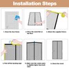 CWEEN CLU Magnetic Fly Screen Door, 120 x 210 cm,