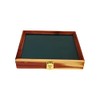 Wood Display Case for Collectibles, Knives, Arrowheads, Pins, Medals and