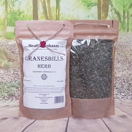 Health Embassy Cranesbills Herb Tea | Geranium robertianum L | 50g