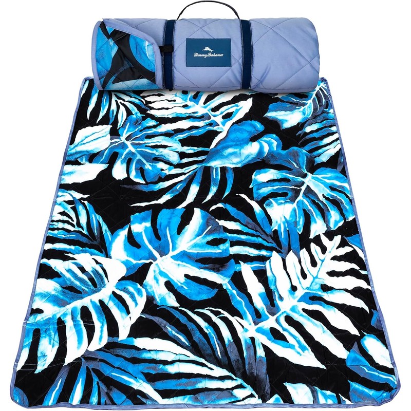 Tommy Bahama Outdoor Waterproof Picnic Blanket - Lightweight Portable Design