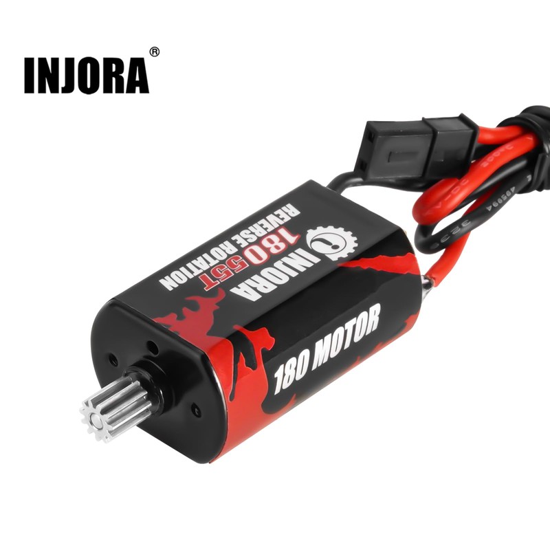 INJORA 180 Brushed 55T Motor with Stainless Steel Pinion for
