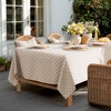 MIULEE Natural Beige Linen Table Cloth Rectangle Tablecloth Waterproof Spring