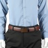 Dante Men's Real Leather Ratchet Dress Belt with Automatic Buckle,Elegant
