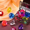 Acrylic Diamond Multicolor Crystal Diamond Pirate Gem,200pcs Mix Color Acrylic