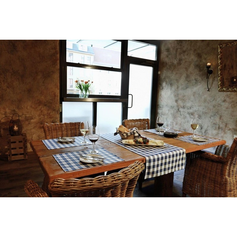 Table linen Chequered with 20 mm Made of Cotton –