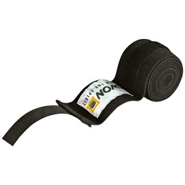KWON Boxing Bandages 4.5 m Non Elastic black Size:4.5m