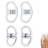 4pcs Earring Backs for Droopy Ears, Copper Earring Lifters Backs