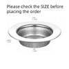 Kitchen Sink Strainer, Stainless Steel Sink Drain Strainer, Dishwasher Safe,