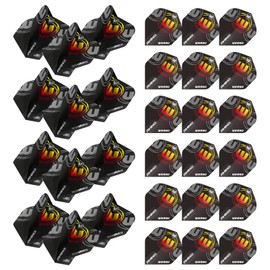 Winmau Rhino Roundel Logo Extra Thick Dart Flights - 10 Sets per Pack (30 Dart Flights in Total)