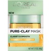LOreal Paris Skin Care Pure Clay Mask Clarify Smooth, 1.7