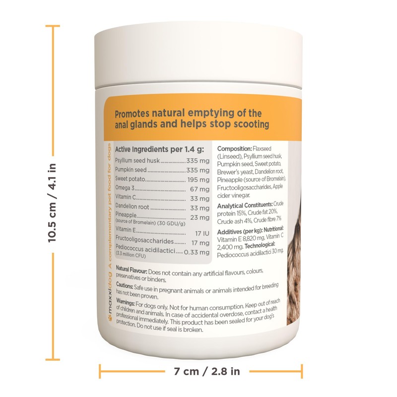 maxxipaws maxxiscoot Anal Gland & Digestive Health Support for Dogs