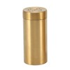 2Pcs Gold Spice Jar Stainless Steel Rustproof Screw Open Top