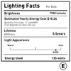 Skytex 1 Pcs 135W 5400K Color Temperature CFL Light Bulb,