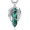CELESTIA Dragon Necklace for Women Men Malachite Necklace Healing Crystal