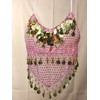 Women's Belly Dance Costume Set Indian Dance Performances Outfit, pink