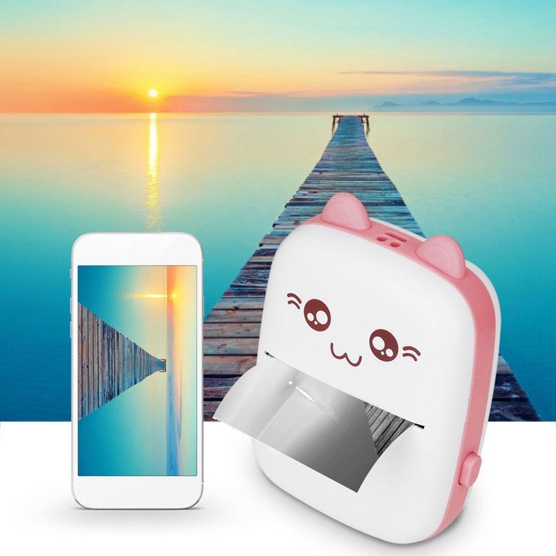 Mini Photo Printer for Bluetooth Wireless High Resolution Peripage Pocket
