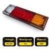 Plafones Calaveras Trasera P/ Nissan Np300 Pick Up Estaquita