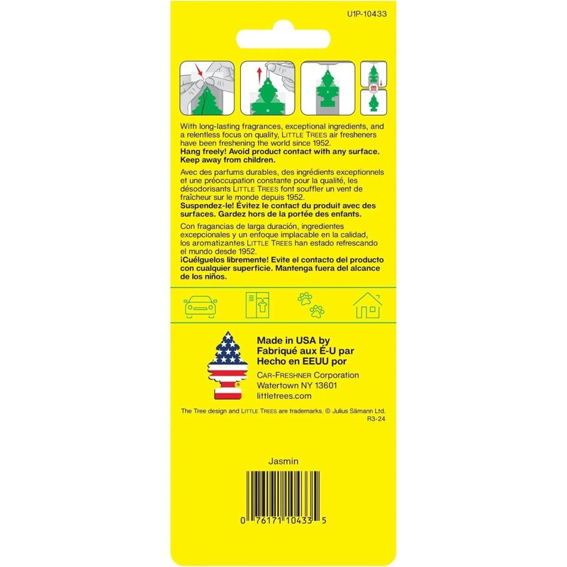 LITTLE TREES Car Air Freshener Hanging Paper Tree for Home
