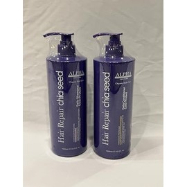 Alpha New York Purple Shampoo and Conditioner Set, Color Protect with Chia Seed, 1000ml