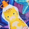 ChooMee SoftSip Food Pouch Tops | Purple Case, Orange Aqua