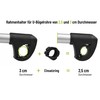 EUFAB 11629 Frame Holder Removable Short Diameter 25 + 30