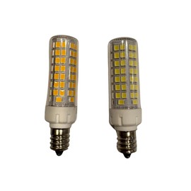 JERDON LED Replacement Light Bulb for Makeup Mirrors - (1) 3000K and (1) 6000K Lightbulbs - JLB3060