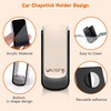 Likesing Car Chapstick Holder, Acrylic Black Car Chap Upright Lip