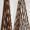 MELCHEF Expandable Teepee Willow Fence,Teepee Trellis Pyramid Plant Climbing,Self Standing