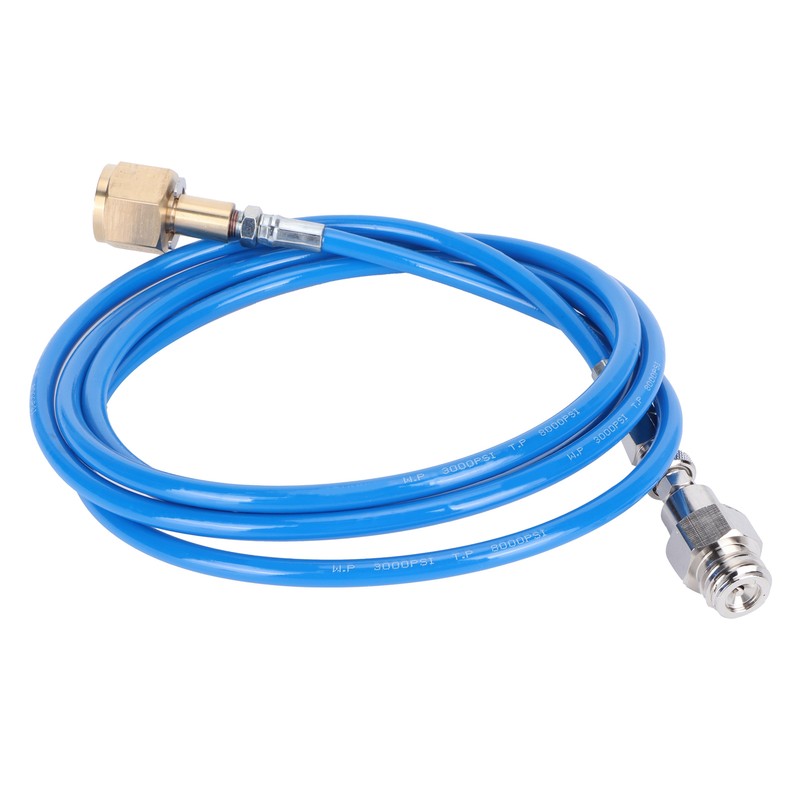 W21.8-14 CO2 Cylinder Refill Adapter with 100in Hose for Filling