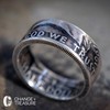 1950-1963 Franklin Half Dollar Ring | Silver Coin Ring with