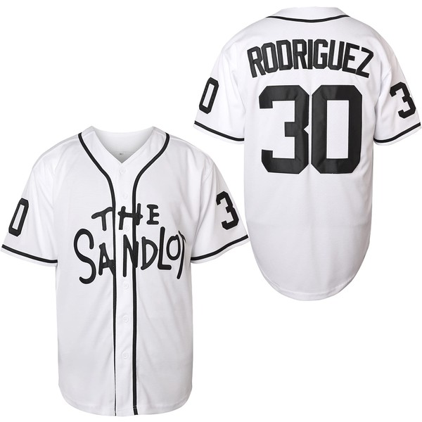 The Sandlot Benny Jersey 30 'The Jet' Rodriguez Squints Palledorous