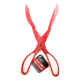 Cooking Concepts Red Plastic Salad Tongs