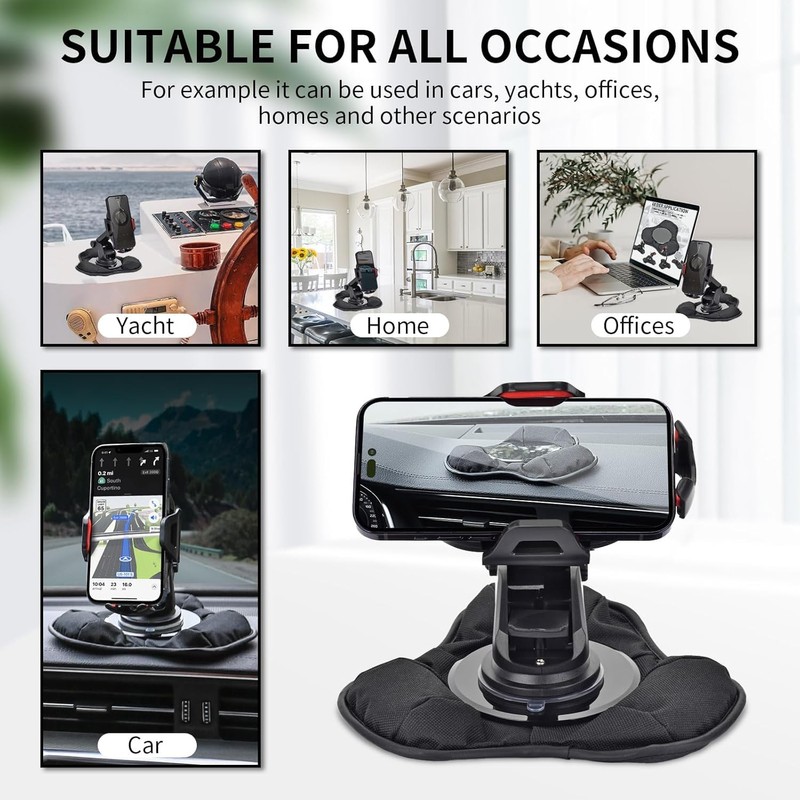 Universal Nonslip Beanbag Dashboard Friction Mount,GPS Dash Mount,Car Mobile Phone